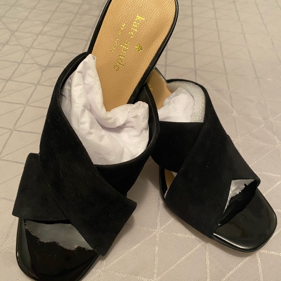 Worn Once Kate Spade Silene Black Mules - Picture 3 of 13
